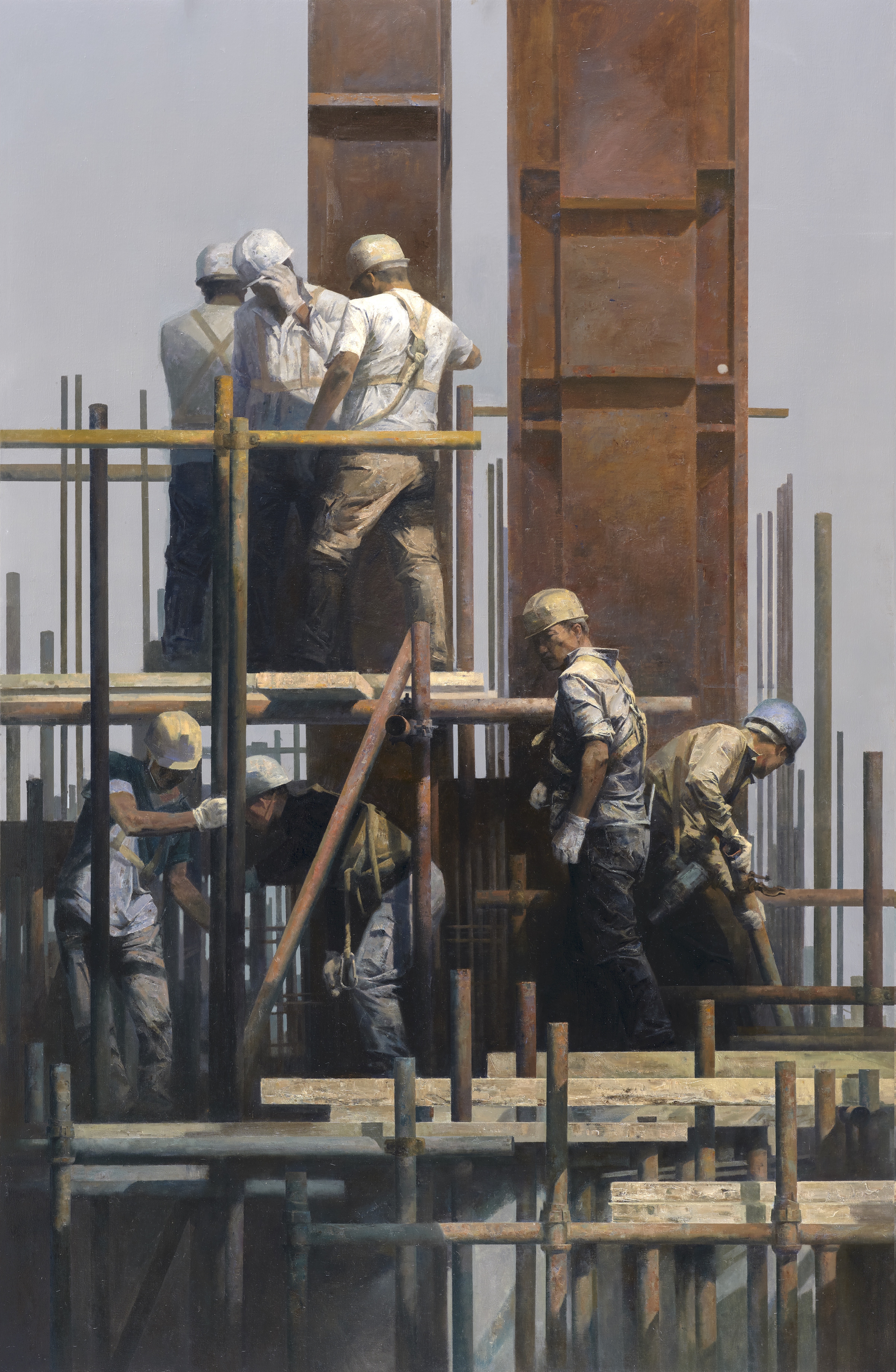 《脊梁》. 布面油画. 130cm200cm. 2019. 孙超.jpg